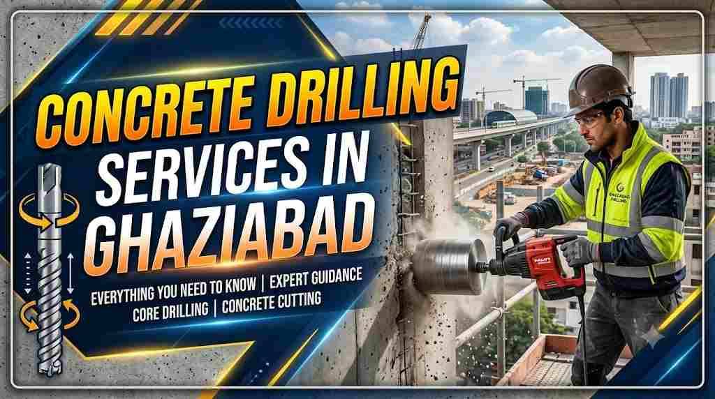 Concrete Drilling Services in Ghaziabad: Everything You Need to Know