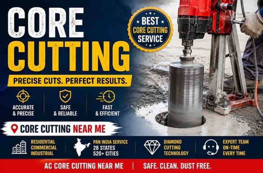 Core Cutting Services in India – Best Core Cutting Service Near You | Core Cutting India
