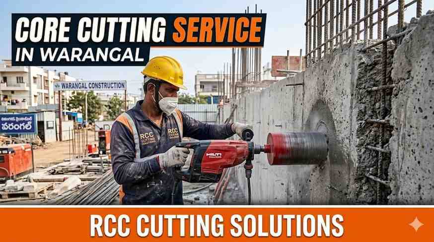 Core Cutting Service in Warangal – RCC Cutting Solutions