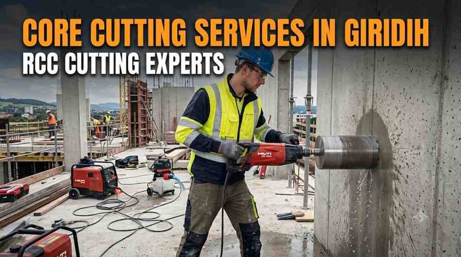 Core Cutting Services in Giridih | RCC Cutting Experts