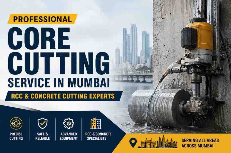 Professional Core Cutting Service in Mumbai | RCC & Concrete Cutting Experts