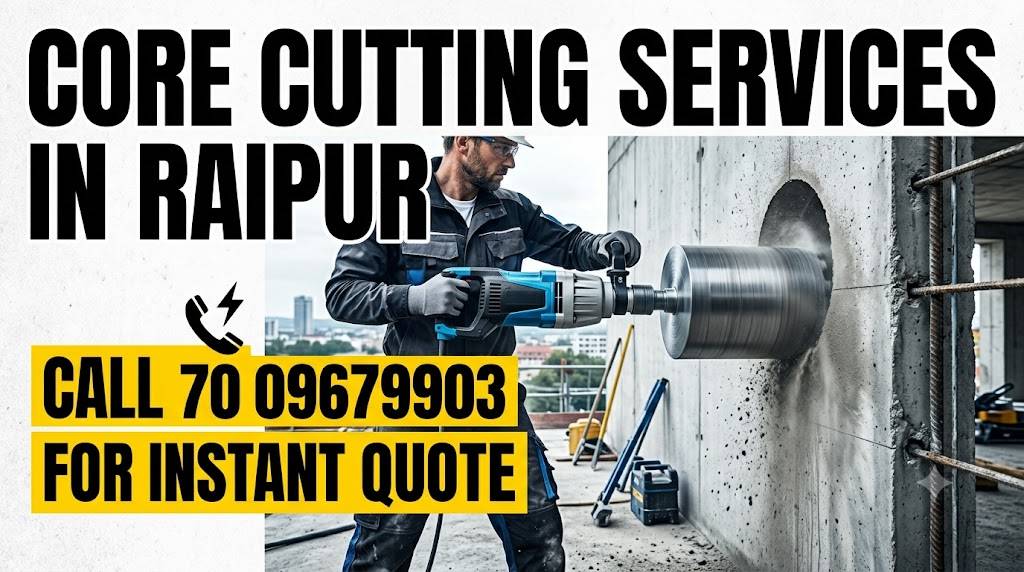 Core Cutting Services in Raipur | Call 7009679903 for Instant Quote