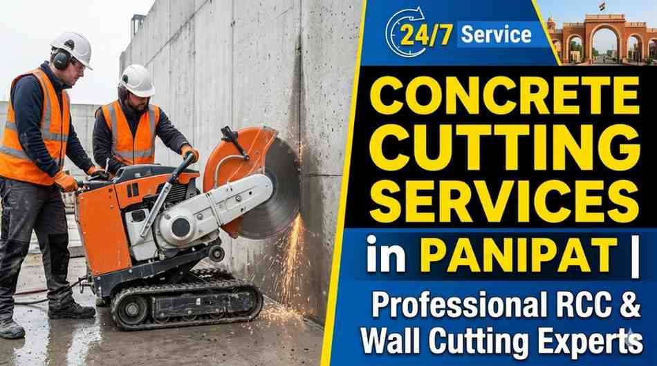 Concrete Cutting Services in Panipat | Professional RCC & Wall Cutting Experts