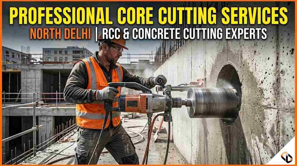Core Cutting Service in North Delhi | Professional RCC & Concrete Cutting Experts