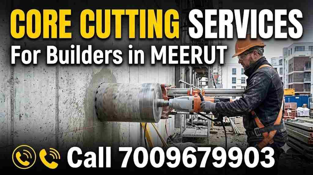 Core Cutting Services for Builders in Meerut | Call 7009679903