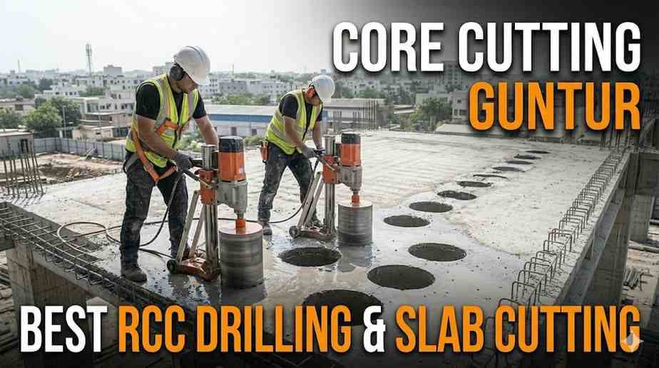 Core Cutting Service in Guntur | Best RCC Drilling & Slab Cutting