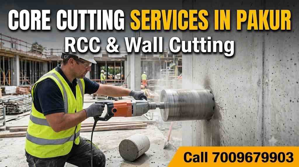 Core Cutting Services in Pakur | RCC & Wall Cutting | Call 7009679903