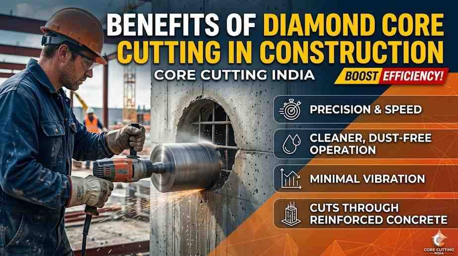 Benefits of Diamond Core Cutting in Construction | Core Cutting India