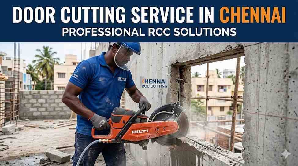 Door Cutting Service in Chennai – Professional RCC Core Cutting Solutions