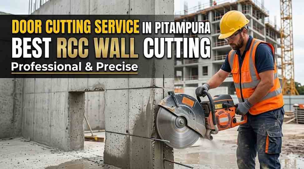 Door Cutting Service in Pitampura | Best RCC Wall Cutting