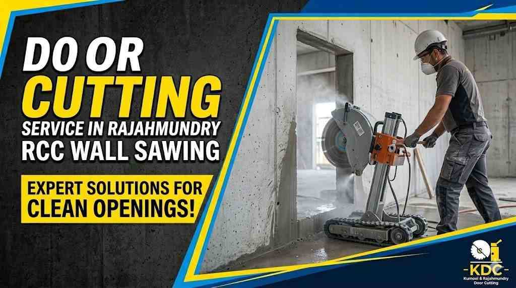 Door Cutting Service in Rajahmundry | RCC Wall Sawing Experts