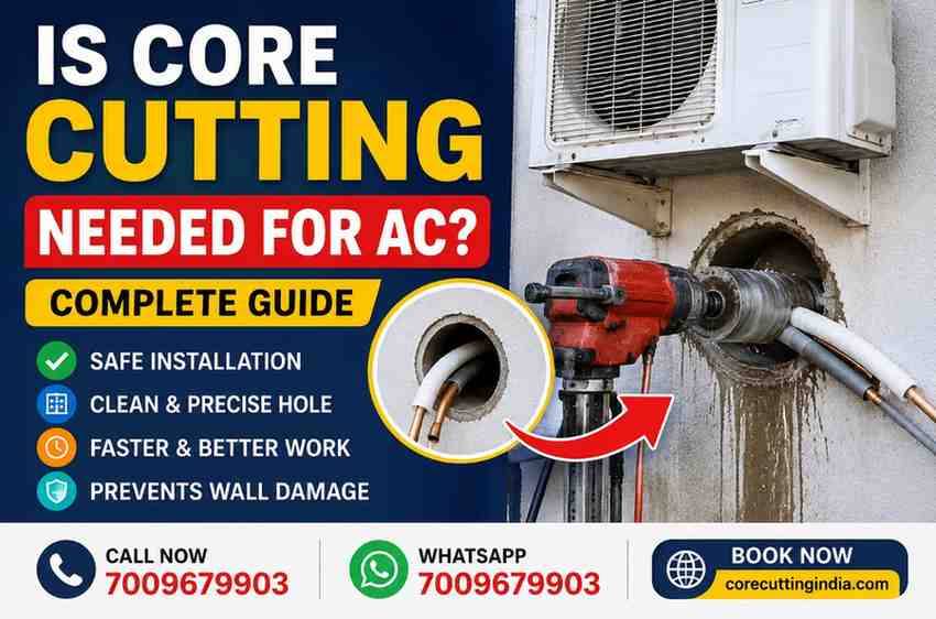 Is Core Cutting Needed for AC Installation? Benefits, Process & Cost Guide