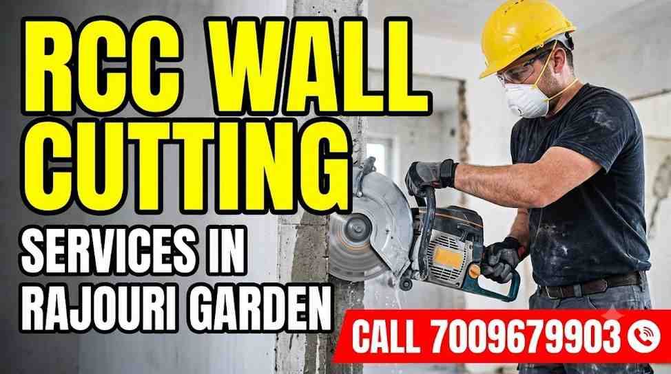 RCC Wall Cutting Services in Rajouri Garden | Call 7009679903