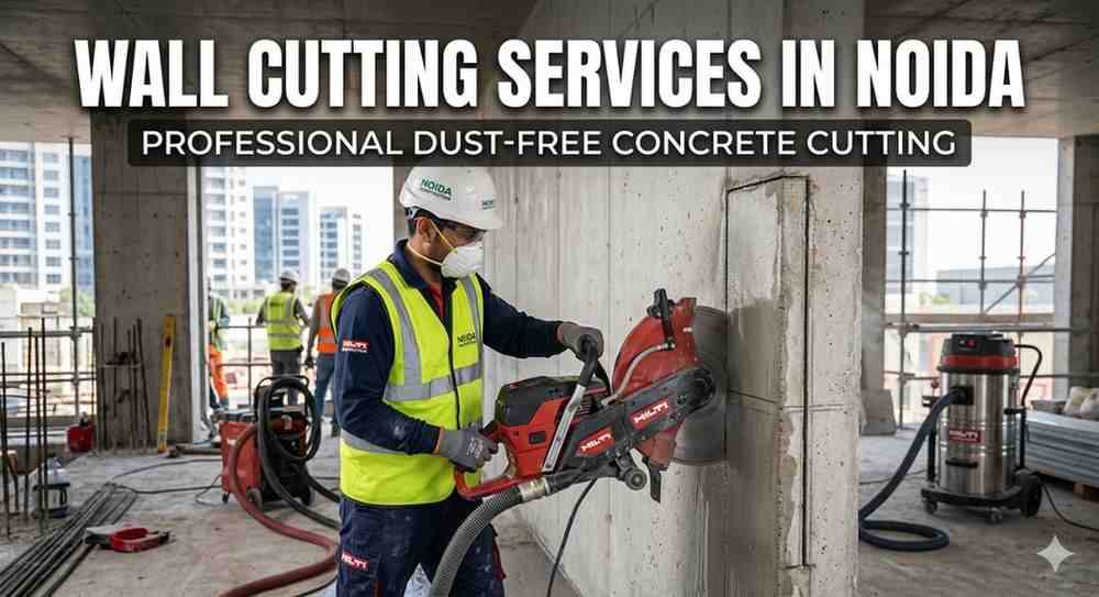 Wall Cutting Services in Noida | Professional Dust-Free Concrete Cutting