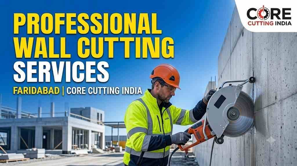 Professional Wall Cutting Services in Faridabad | Core Cutting India