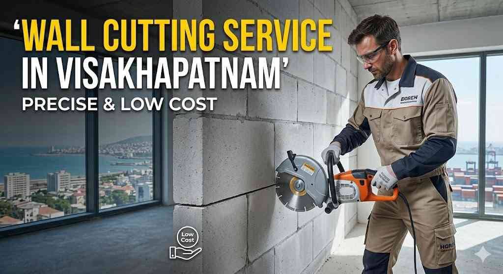 Wall Cutting Service in Visakhapatnam | Precise & Low Cost