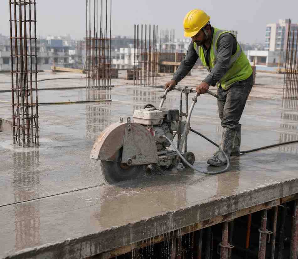 Slab Cutting Service in India — Core Cutting India