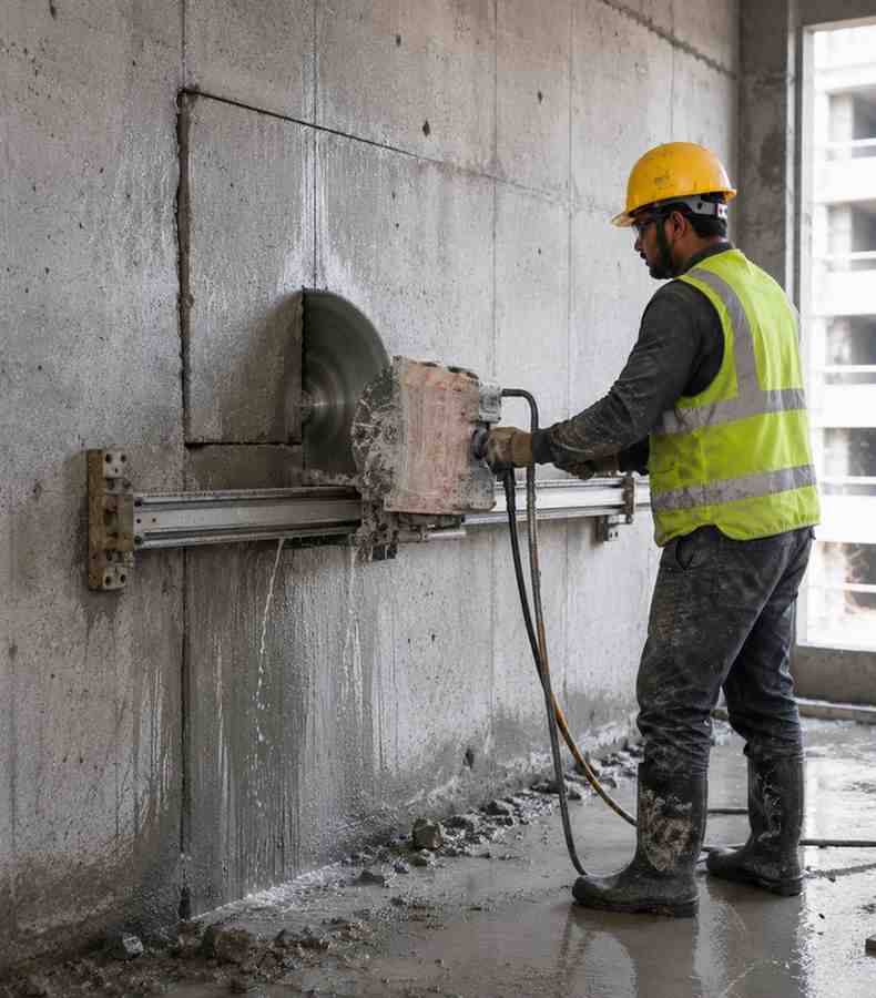 Wall Cutting Service in India — Core Cutting India