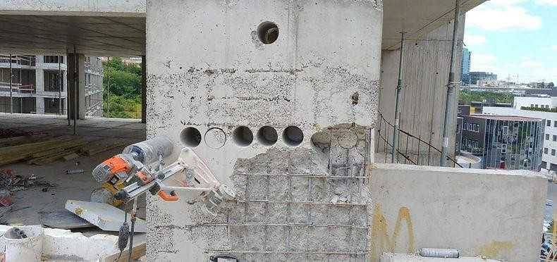 Andro Core Cutting Service – RCC Slab & Wall Cutting Experts
